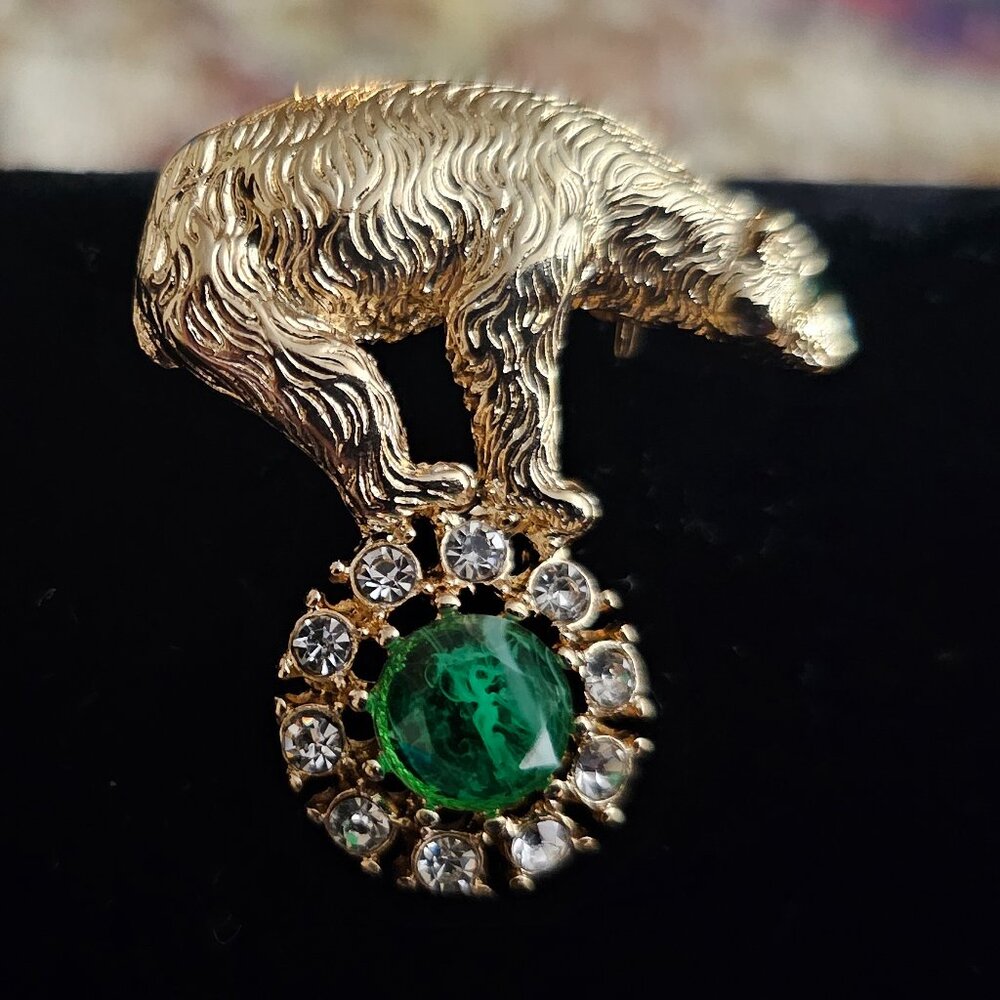 Vintage Bear Brooch Pin